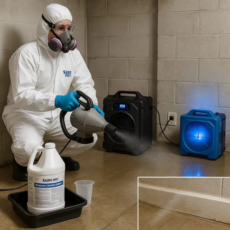 Sanitization and Odor Removal process in Carpinteria, CA